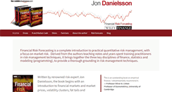 Desktop Screenshot of financialriskforecasting.com