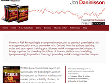 Tablet Screenshot of financialriskforecasting.com